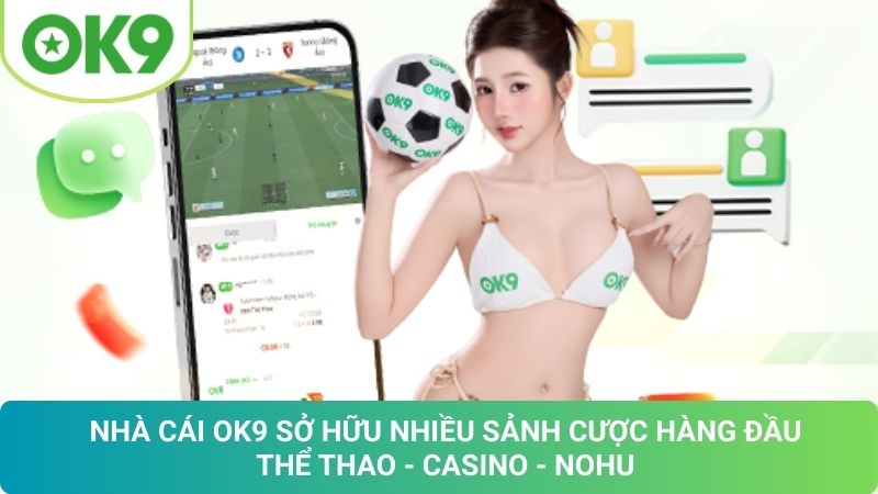 OK9 🎖️ Trang Chủ OK9.COM Chính Thức ⭐️ Ưu Đãi Nạp Đầu +2% 20 Kho Game Đỉnh Cao Của OK9: Trải Nghiệm Cá Cược Bất Tận